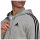 Adidas Ανδρική ζακέτα Essentials Fleece 3-Stripes Full-Zip Hoodie